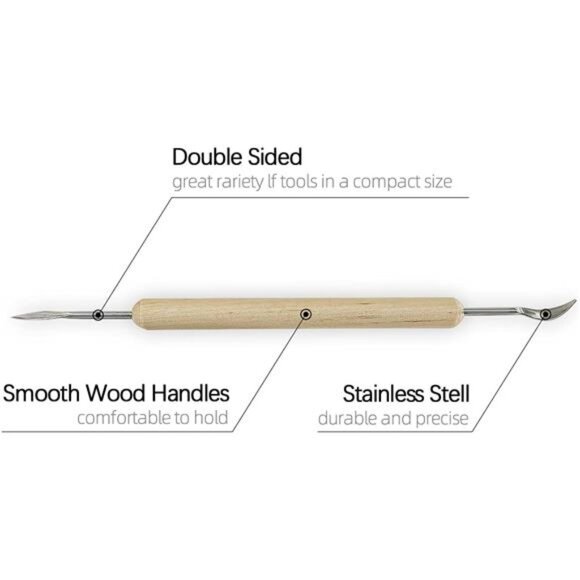 Pottery Sculpting Tools 32PCS Ceramic Clay Carving Tools Set - Picture 3 of 7